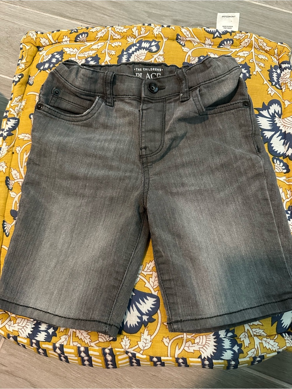 The Children's Place Gray Denim Jean Shorts